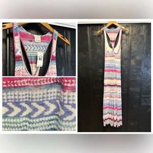 Ella Moss Anthropologie NWT Maxi Dress Size Small Southwestern Festival Beach